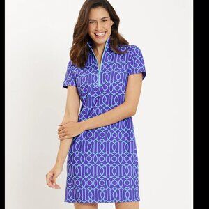 Jude Connally Alexia Dress Jude Cloth Garden Gate Iris Size XS NWT